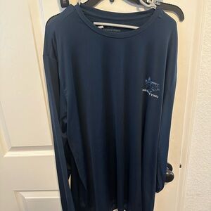 Vineyard Vines Blue Long Sleeve Performance fishing